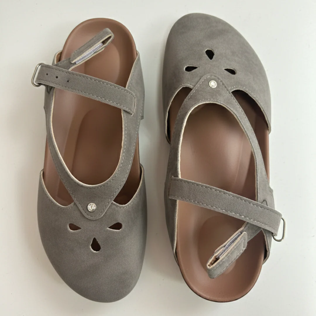 Joan | Sandały damskie z zabudowanym noskiem typu slingback, eleganckie i wygodne - Image 3