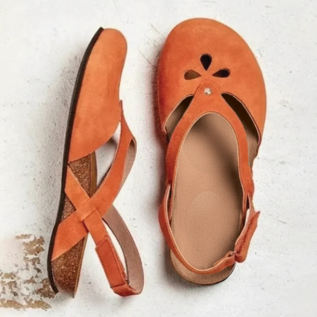 Joan | Sandały damskie z zabudowanym noskiem typu slingback, eleganckie i wygodne - Image 4