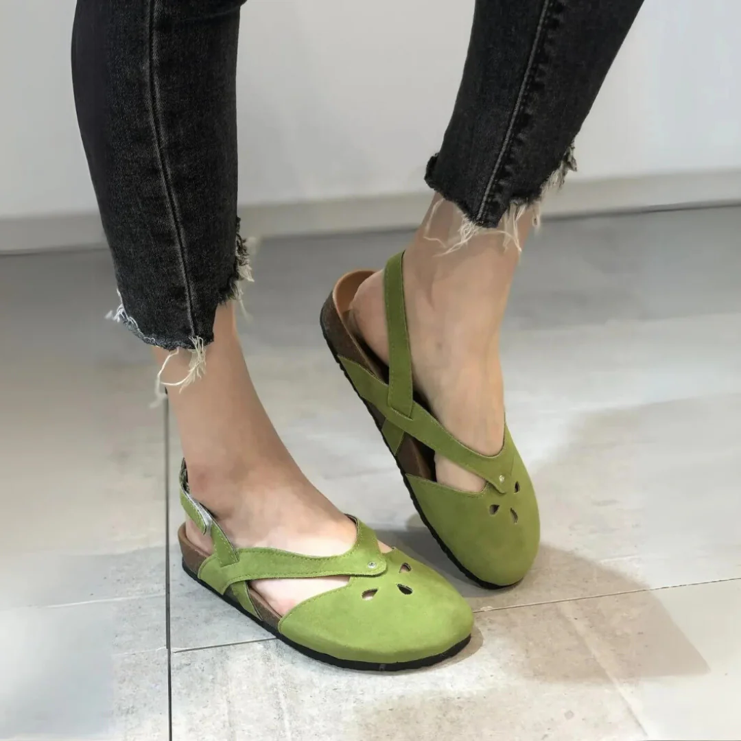 Joan | Sandały damskie z zabudowanym noskiem typu slingback, eleganckie i wygodne - Image 5