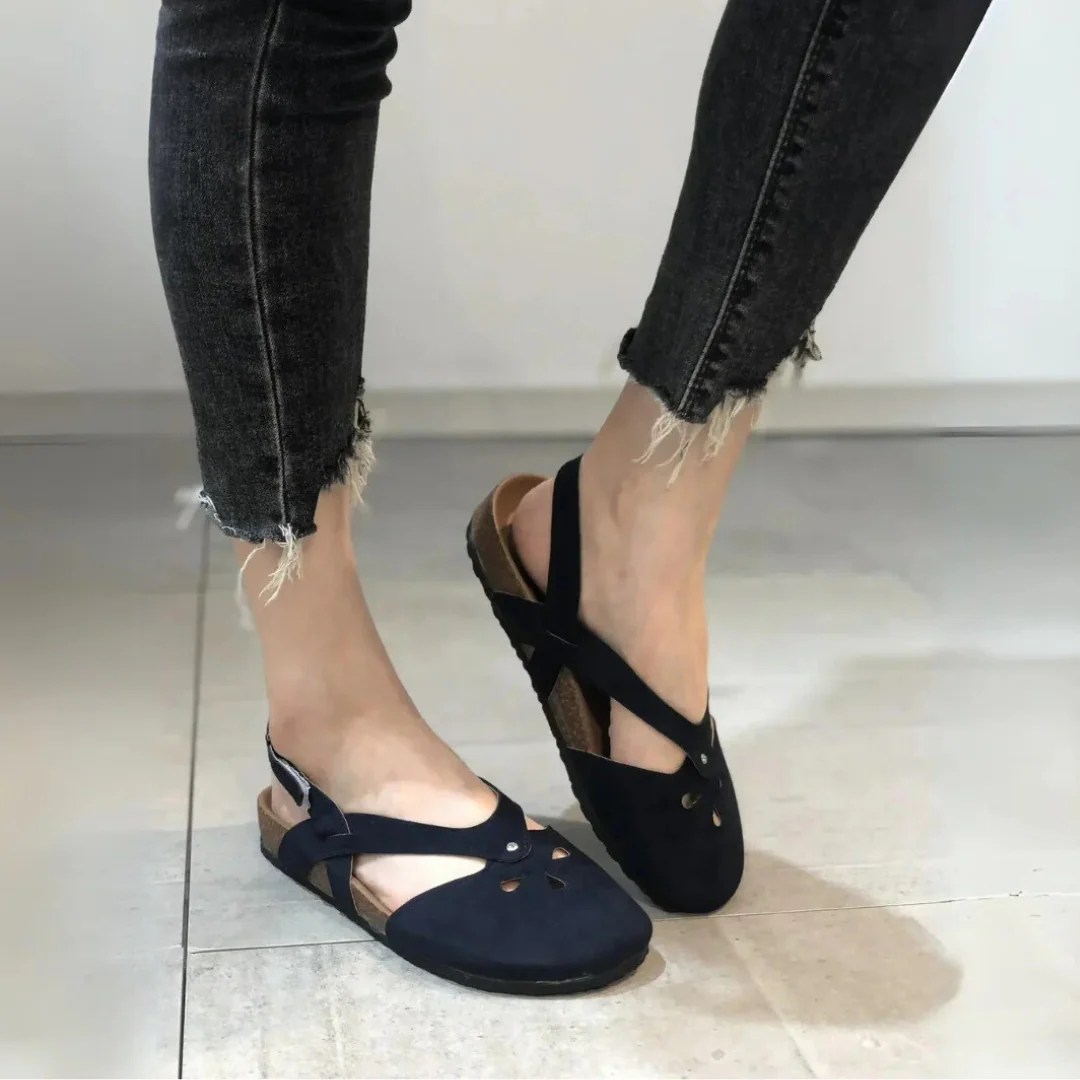 Joan | Sandały damskie z zabudowanym noskiem typu slingback, eleganckie i wygodne - Image 6