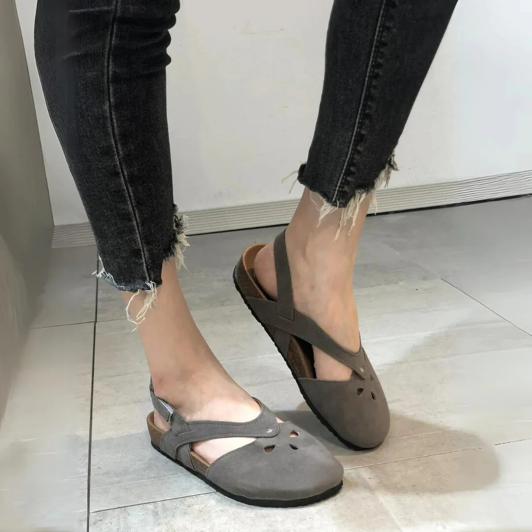 Joan | Sandały damskie z zabudowanym noskiem typu slingback, eleganckie i wygodne - Image 7