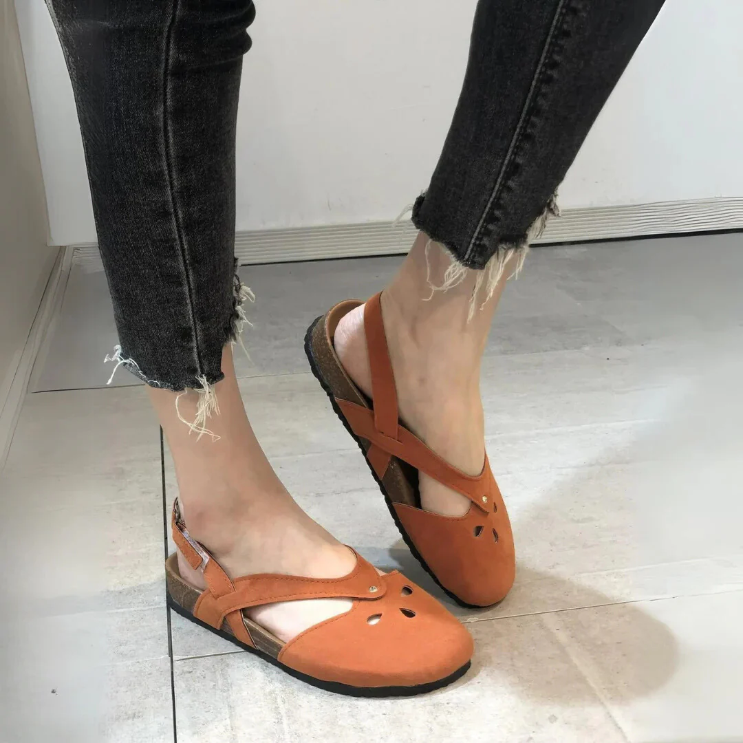 Joan | Sandały damskie z zabudowanym noskiem typu slingback, eleganckie i wygodne - Image 8