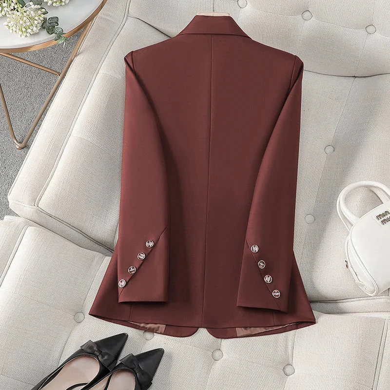 Joanna | Marynarka damska z długim rękawem i zapięciem na guziki, elegancka - Image 7