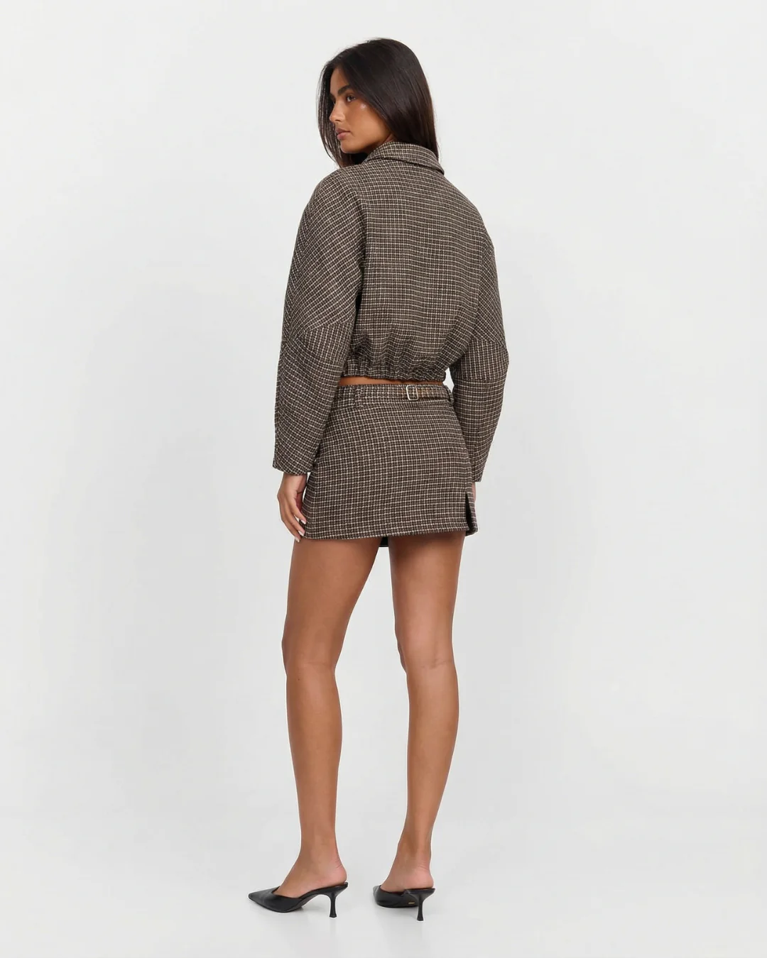 Josephine | Komplet damski co-ord z krótką kurtką i mini spódnicą - Image 3
