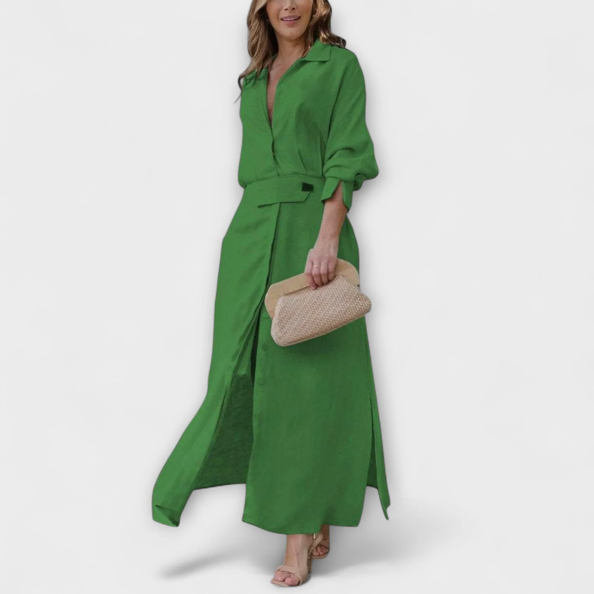 Julianne | Sukienka damska maxi z dekoltem V, idealna na specjalne okazje - Image 5
