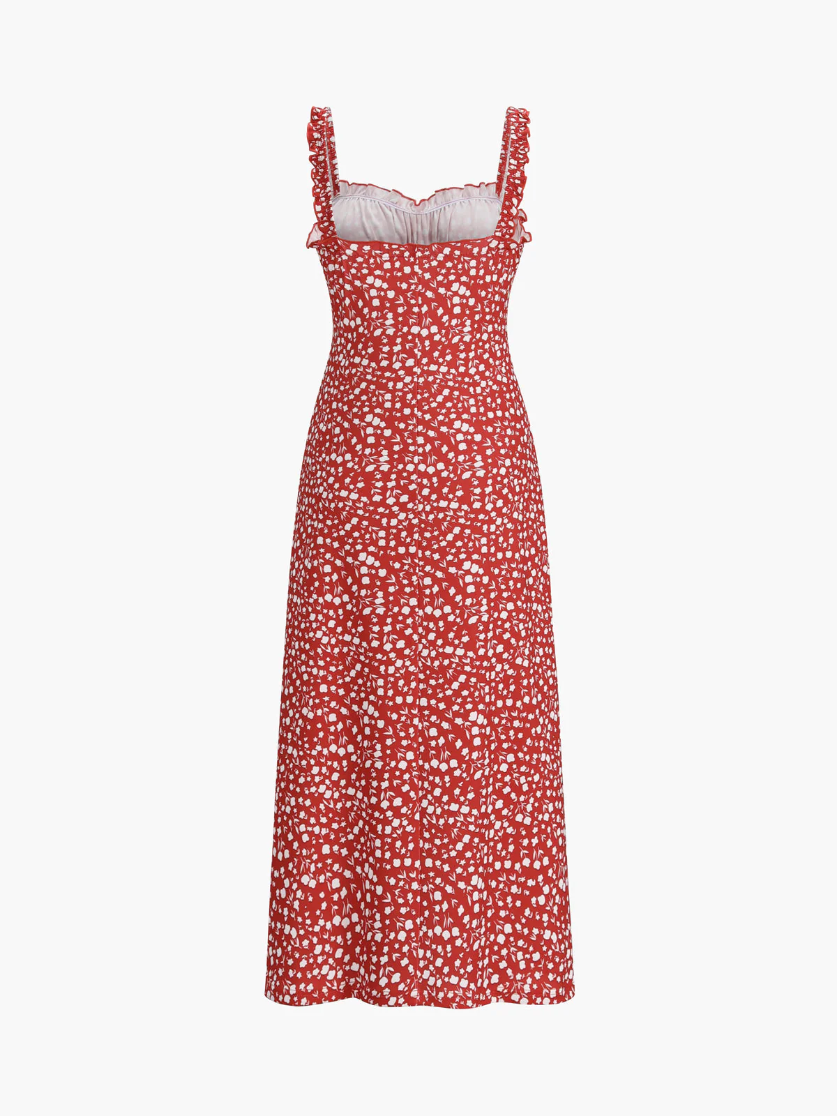 Karen | Damska sukienka midi CAMI w kwiatowy wzór w stylu boho - Image 12