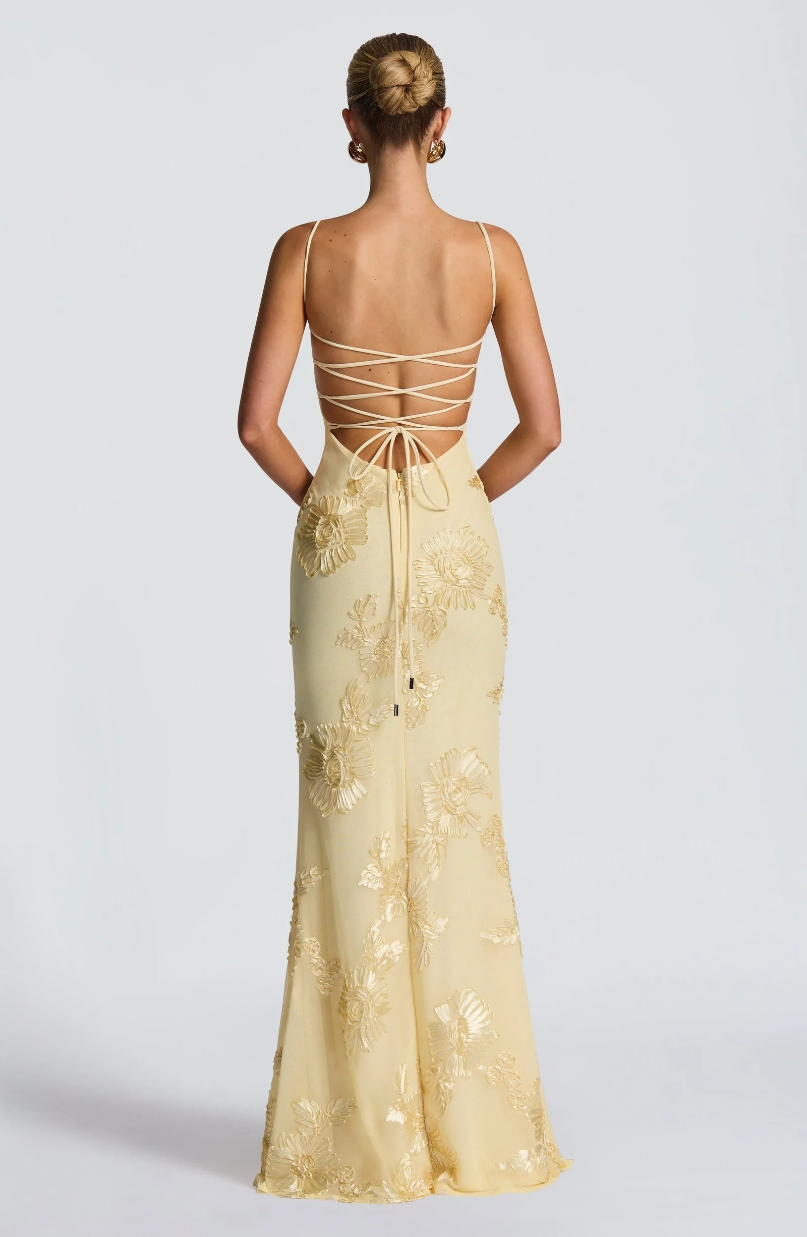 Karly | sukienka maxi damska elegancka na ramiączkach, idealna na wesele i lato - Image 2