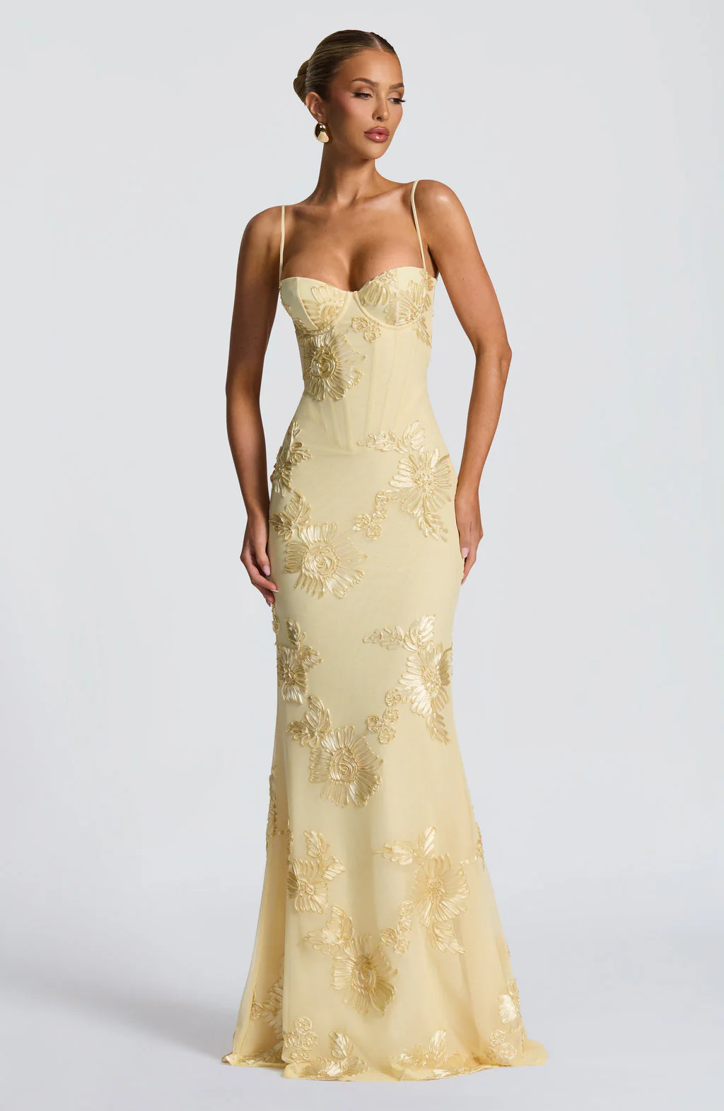 Karly | sukienka maxi damska elegancka na ramiączkach, idealna na wesele i lato - Image 4