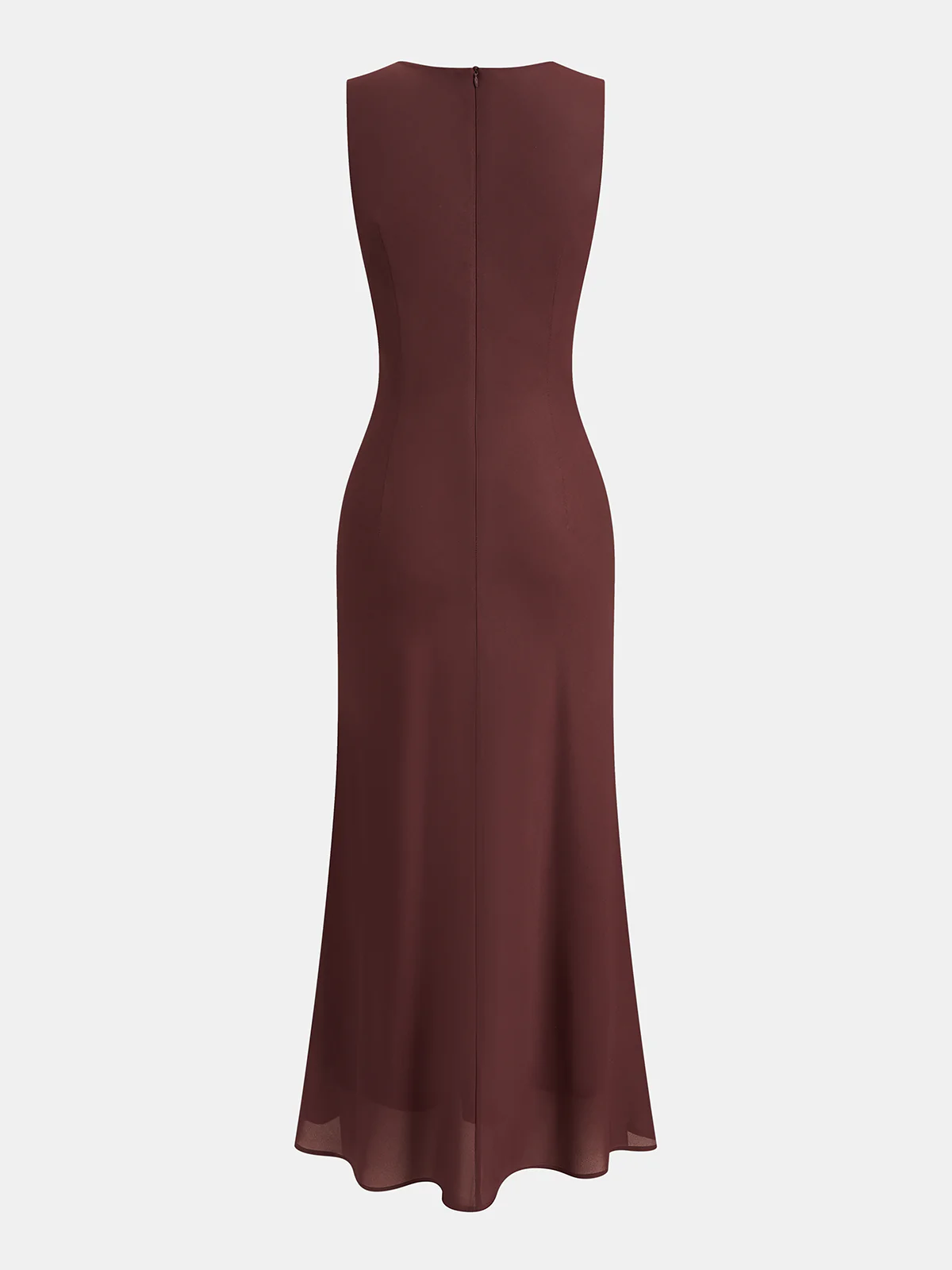 Karrie | Sukienka maxi bez rękawów w kwiatowy print, lekki fason - Image 2