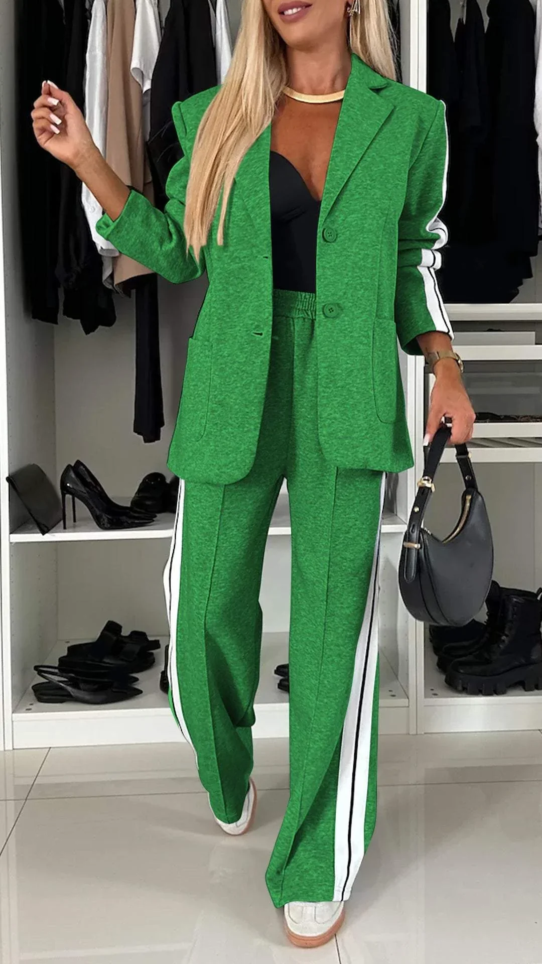 Karyne I Nowoczesne kobiety Paski Garnitur sportowo-elegancki - Image 10
