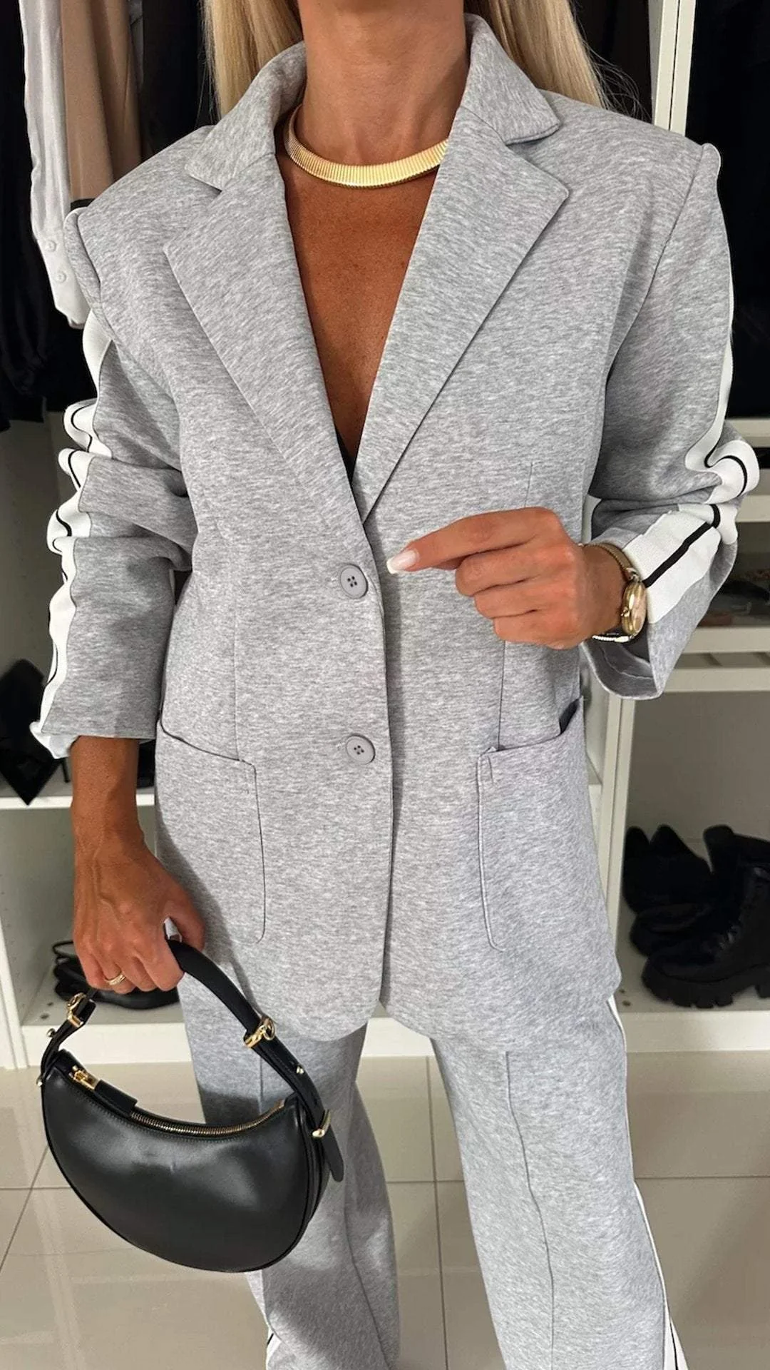 Karyne I Nowoczesne kobiety Paski Garnitur sportowo-elegancki - Image 3