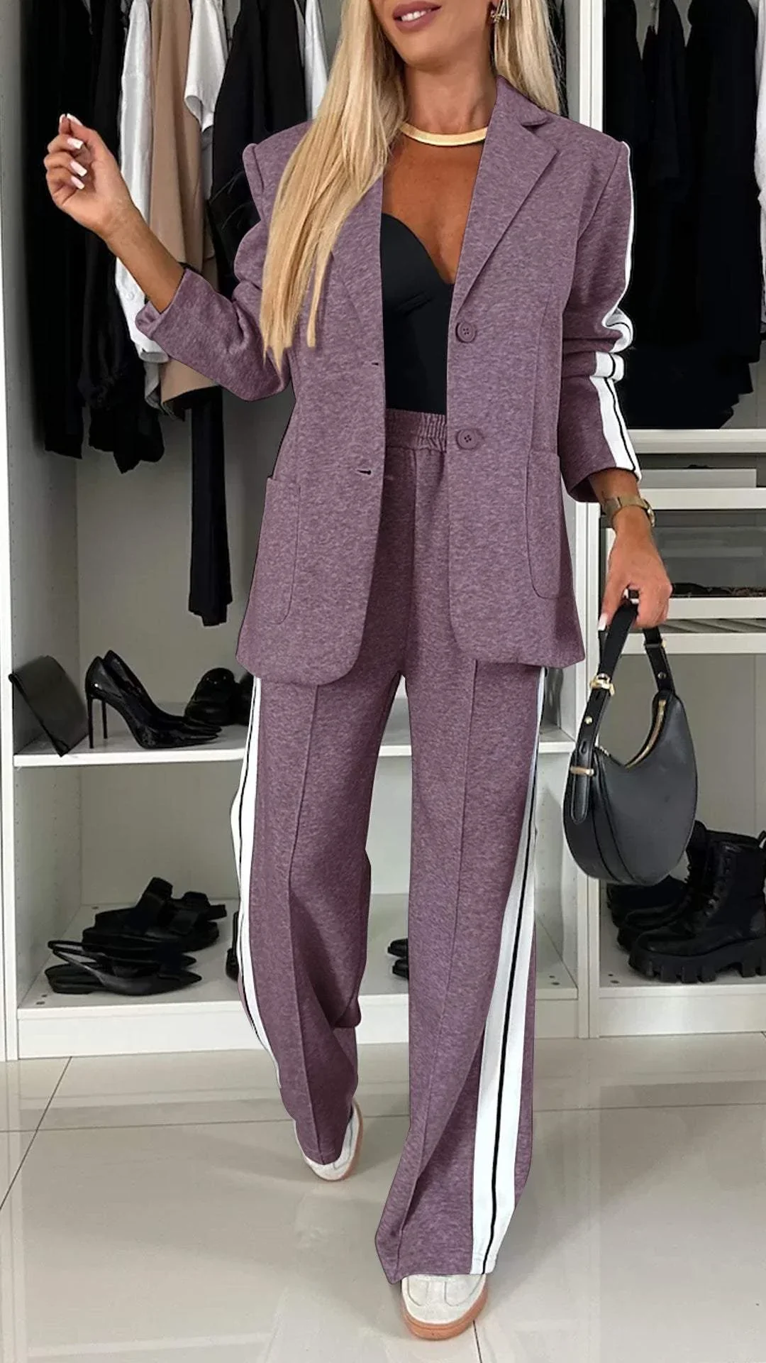 Karyne I Nowoczesne kobiety Paski Garnitur sportowo-elegancki - Image 8