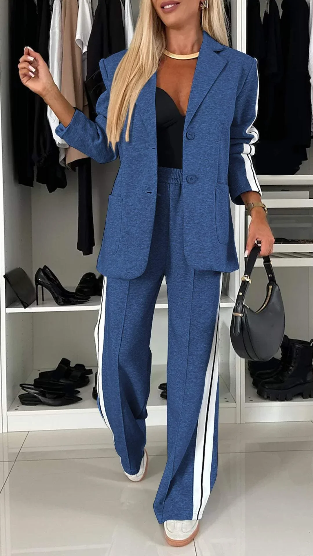 Karyne I Nowoczesne kobiety Paski Garnitur sportowo-elegancki - Image 9