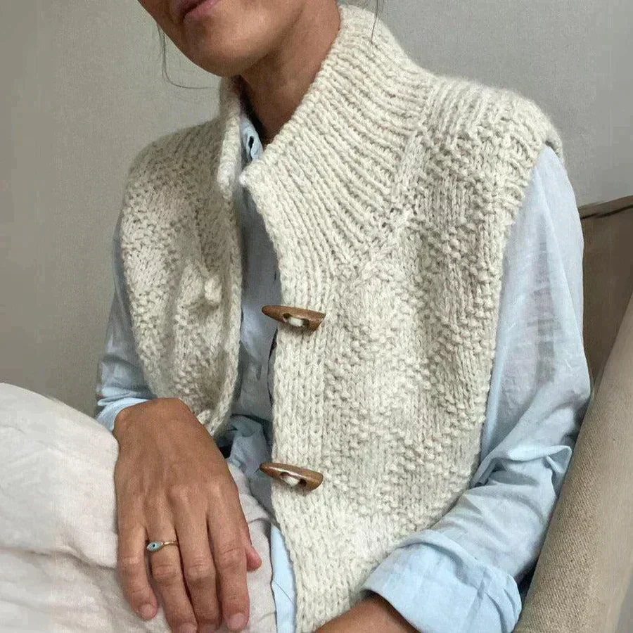 Katina – nowoczesny damski sweter z dzianiny – jesień - Image 3