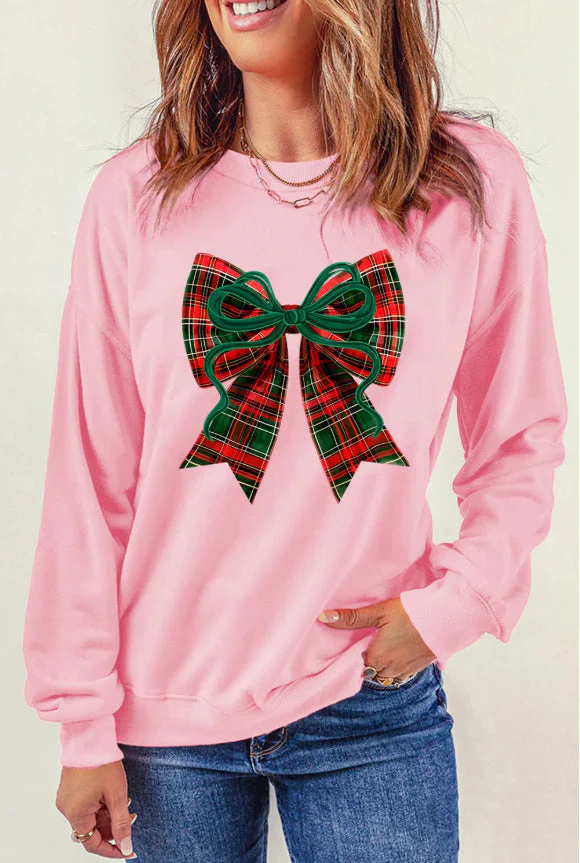 Katy - Damski sweter świąteczny z kokardą - Image 5