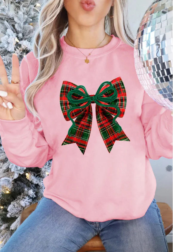 Katy - Damski sweter świąteczny z kokardą - Image 7