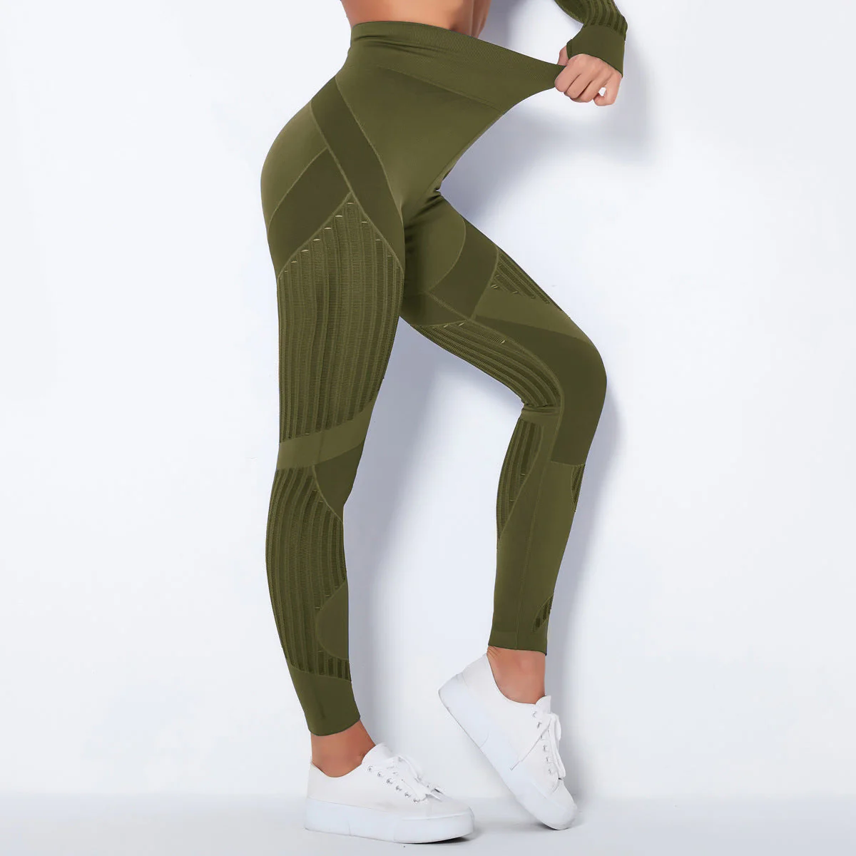 Kay | Legginsy sportowe damskie z efektem kompresji - Image 5