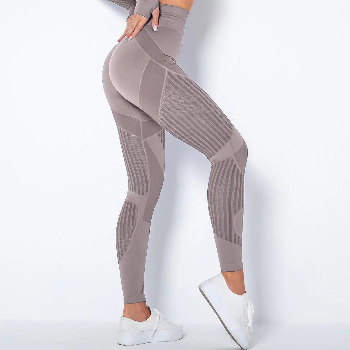 Kay | Legginsy sportowe damskie z efektem kompresji - Image 6