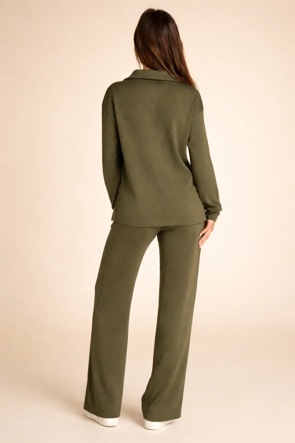 Lacey | Damski komplet dwuczęściowy casualowy na co dzień, elegancki komfortowy krój - Image 10