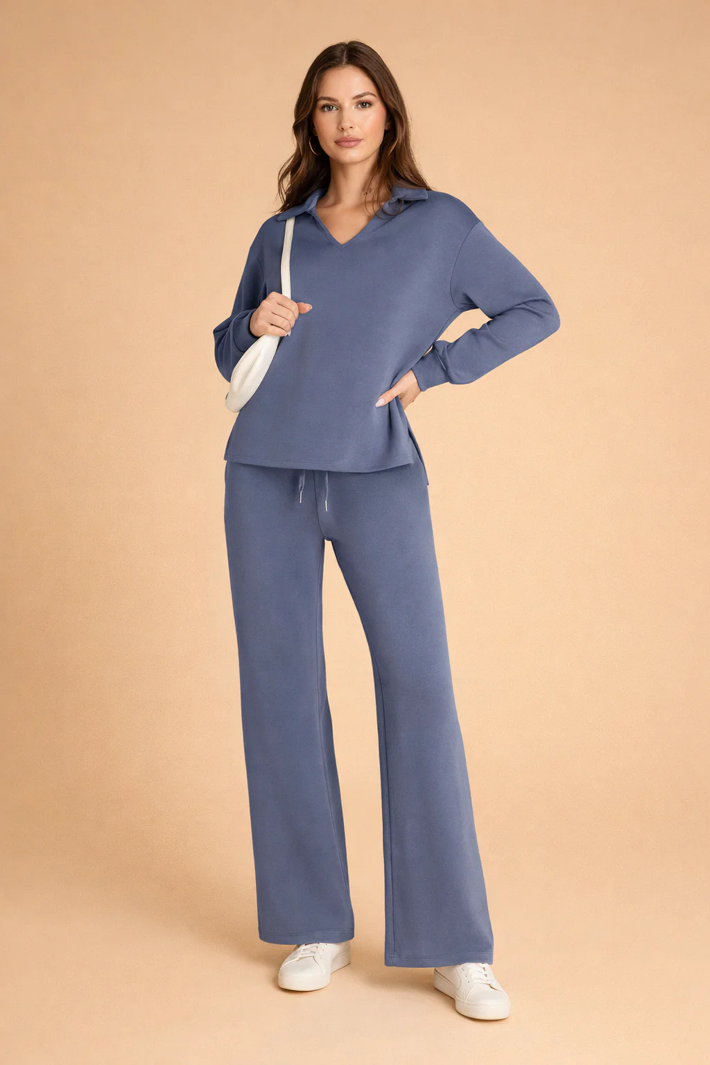 Lacey | Damski komplet dwuczęściowy casualowy na co dzień, elegancki komfortowy krój - Image 2