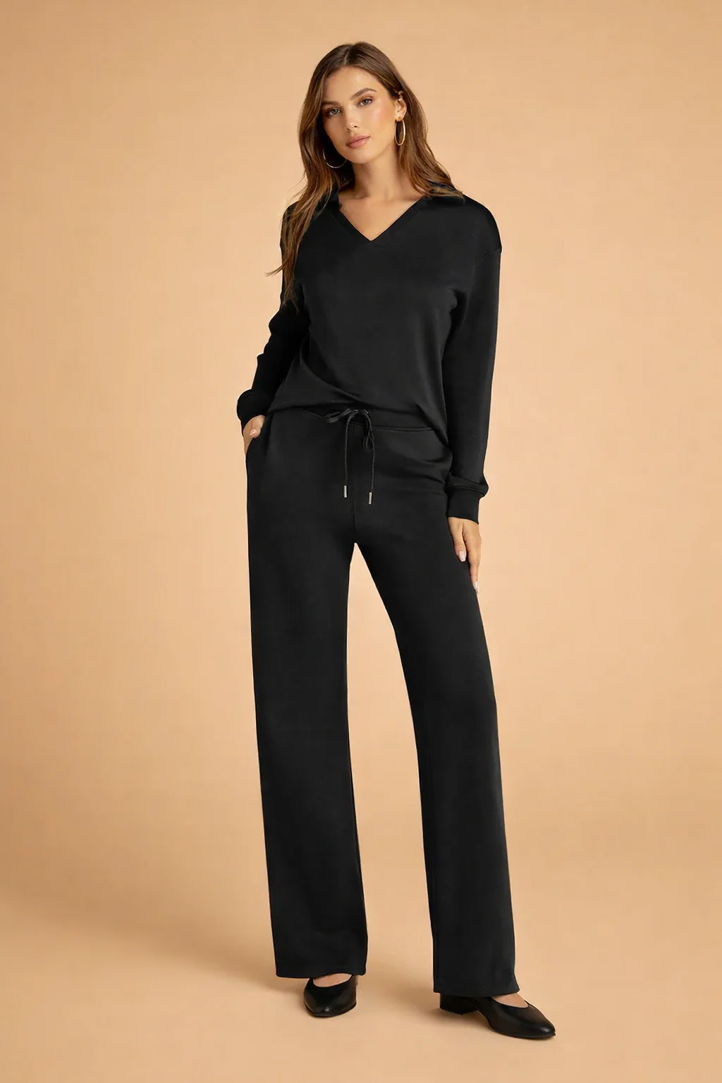 Lacey | Damski komplet dwuczęściowy casualowy na co dzień, elegancki komfortowy krój - Image 5