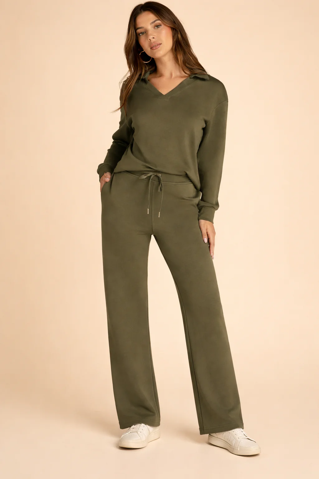 Lacey | Damski komplet dwuczęściowy casualowy na co dzień, elegancki komfortowy krój - Image 6