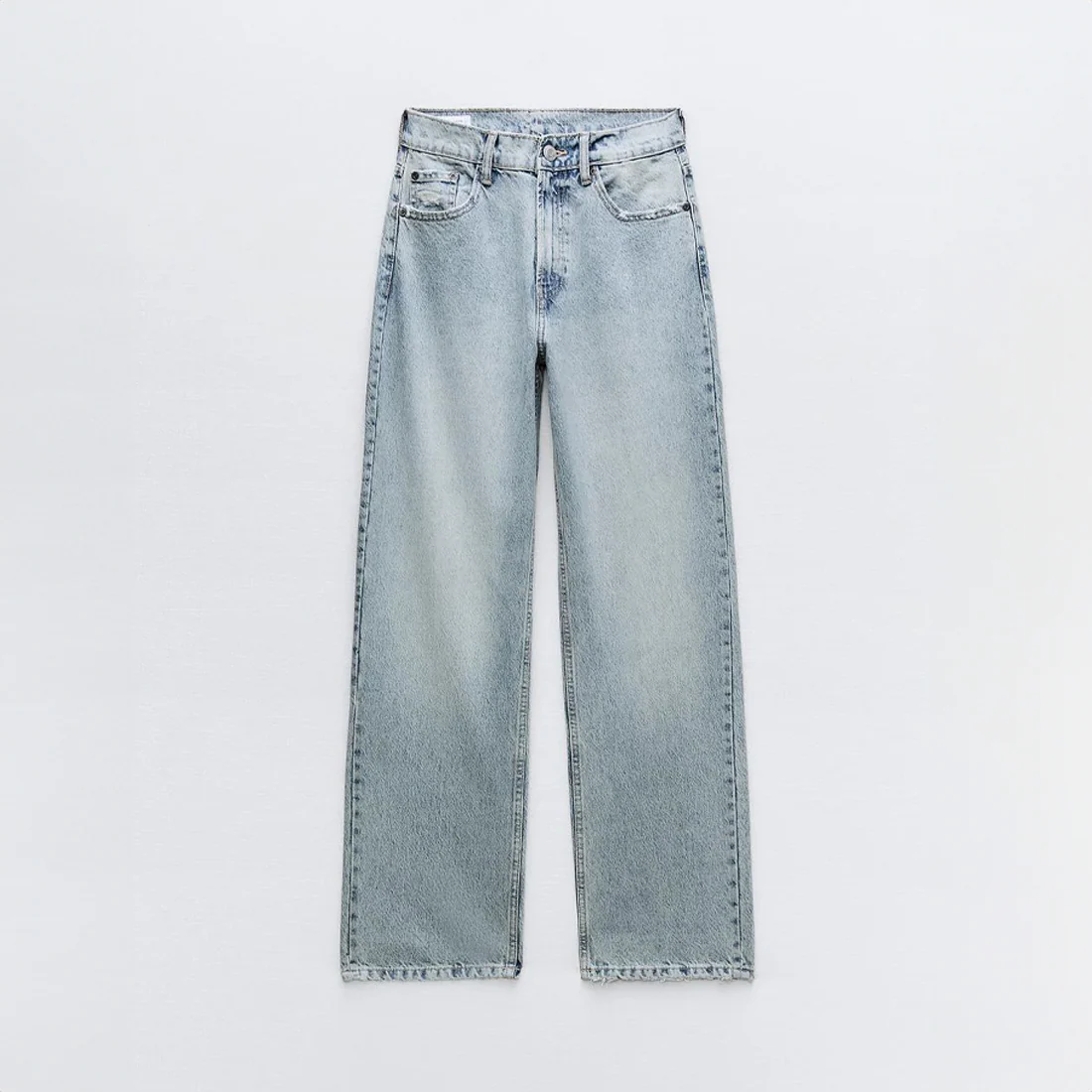 Lauren | jeansy damskie vintage z przetarciami i patchworkowym detalem - Image 8