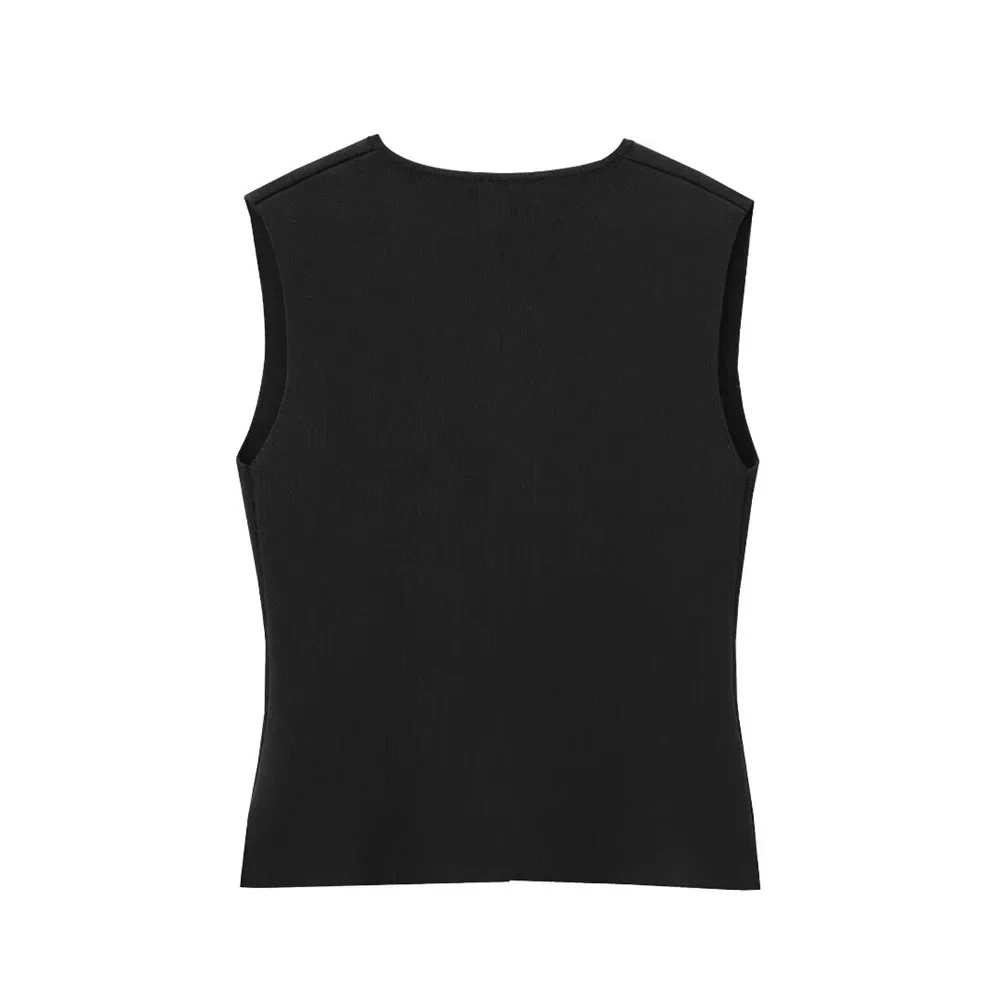 Leona – damski sweter z asymetrycznymi guzikami - Image 7