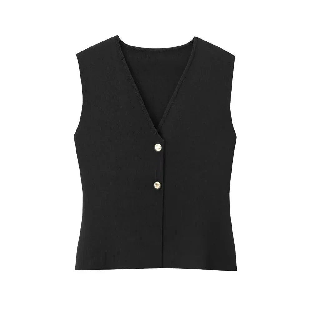 Leona – damski sweter z asymetrycznymi guzikami - Image 8
