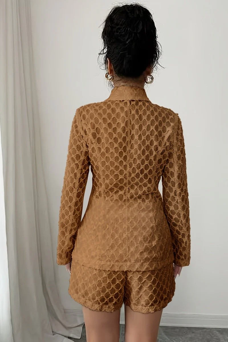 Lila | Damski komplet szorty casual elegancki lekki wygodny - Image 10