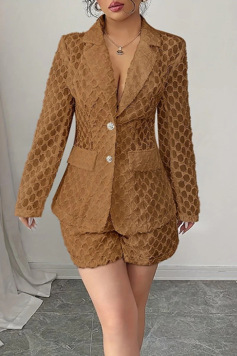 Lila | Damski komplet szorty casual elegancki lekki wygodny - Image 4