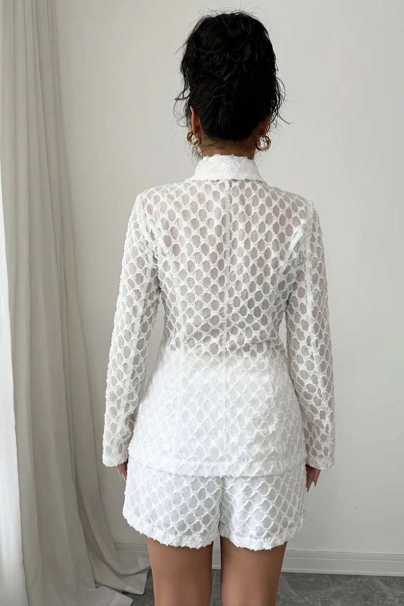 Lila | Damski komplet szorty casual elegancki lekki wygodny - Image 7