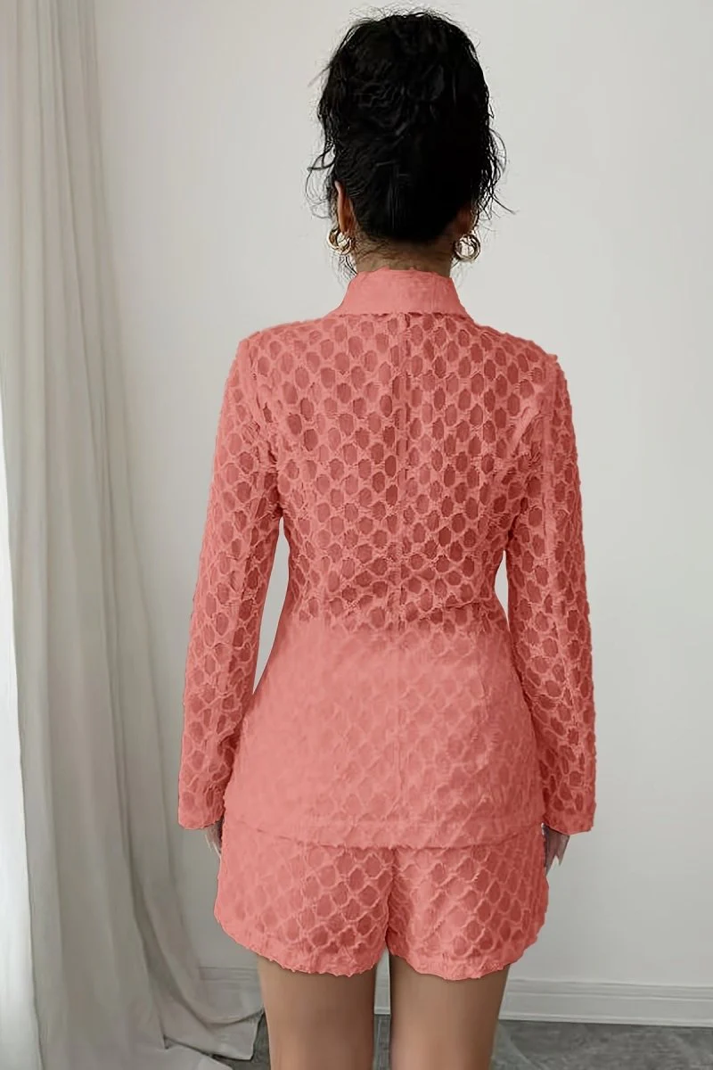 Lila | Damski komplet szorty casual elegancki lekki wygodny - Image 9
