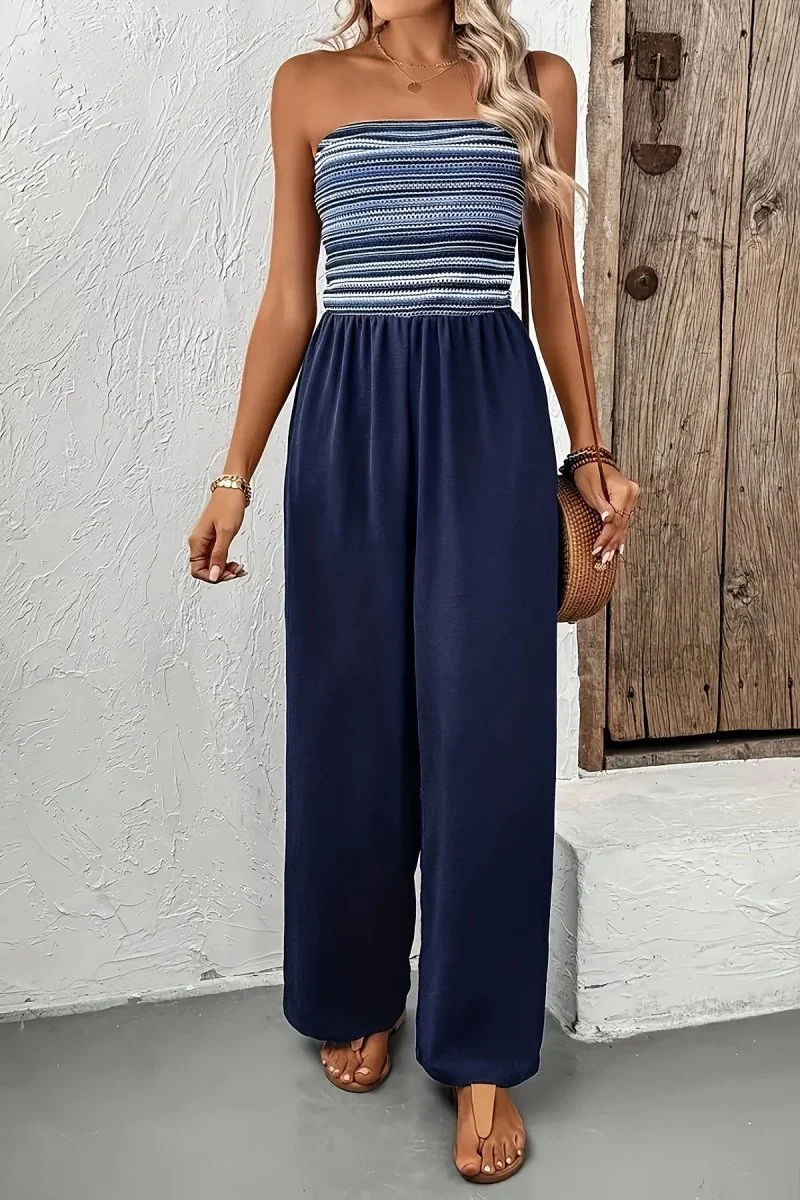 Liliana | Damski kombinezon letni lekki uniwersalny styl casual - Image 2