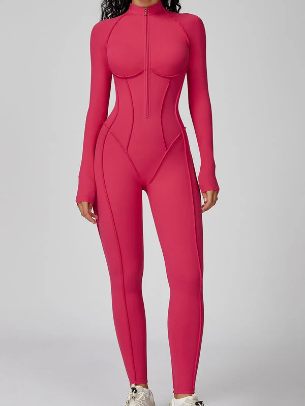 Loretta | Damskie body z kontrastowymi przeszyciami, dopasowany fason, nowoczesny i elegancki styl - Image 11