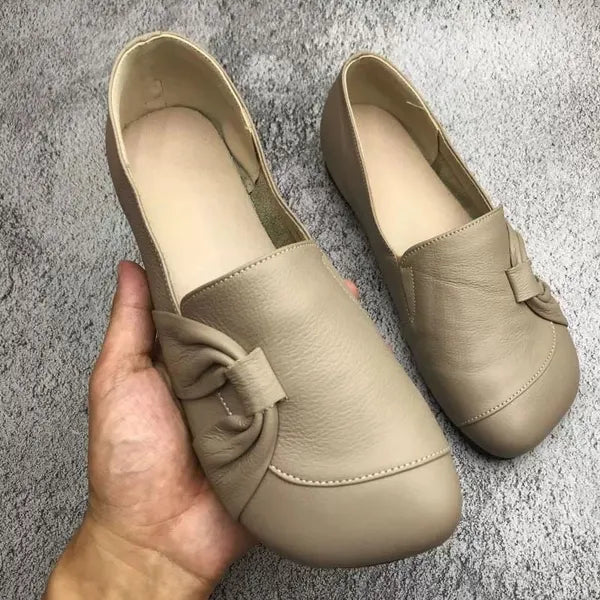 Lorinda | Damskie loafersy skórzane wsuwane w stylu casual, wygodne i eleganckie - Image 4