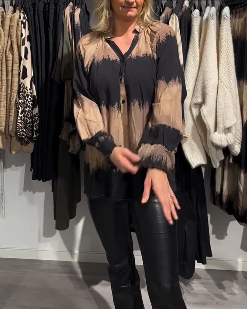 Lorraine | Bluzka damska taliowana z guzikami, elegancka i odpowiednia - Image 3