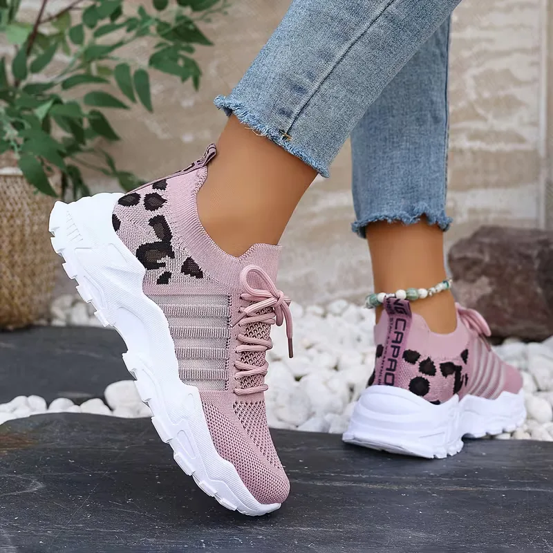 Mallory | sneakersy damskie niskie w panterkę, stylowe i casualowe obuwie - Image 12
