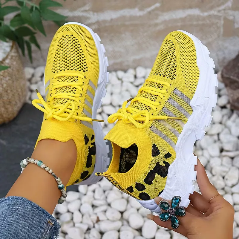 Mallory | sneakersy damskie niskie w panterkę, stylowe i casualowe obuwie - Image 13