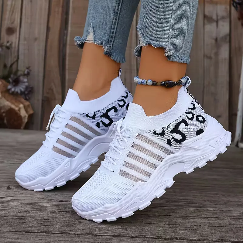 Mallory | sneakersy damskie niskie w panterkę, stylowe i casualowe obuwie - Image 2