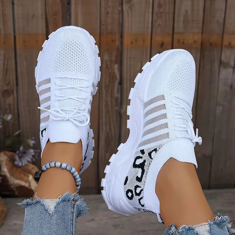 Mallory | sneakersy damskie niskie w panterkę, stylowe i casualowe obuwie - Image 5