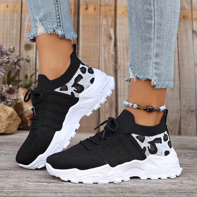 Mallory | sneakersy damskie niskie w panterkę, stylowe i casualowe obuwie - Image 6
