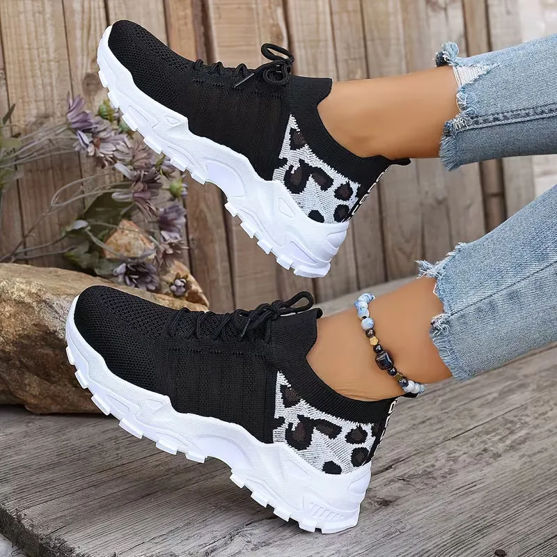 Mallory | sneakersy damskie niskie w panterkę, stylowe i casualowe obuwie - Image 8