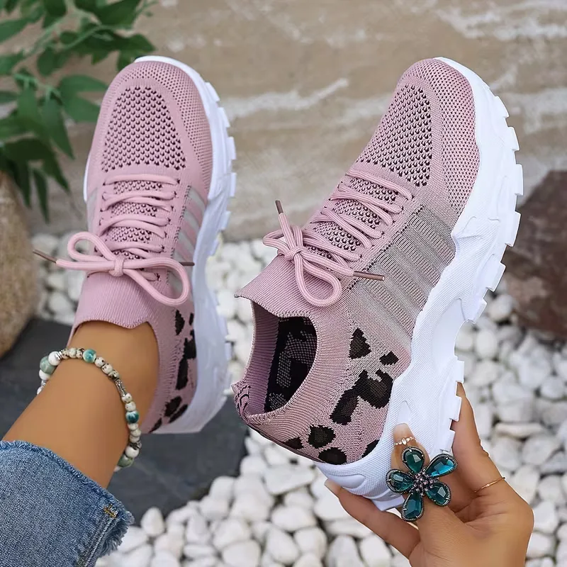 Mallory | sneakersy damskie niskie w panterkę, stylowe i casualowe obuwie - Image 9