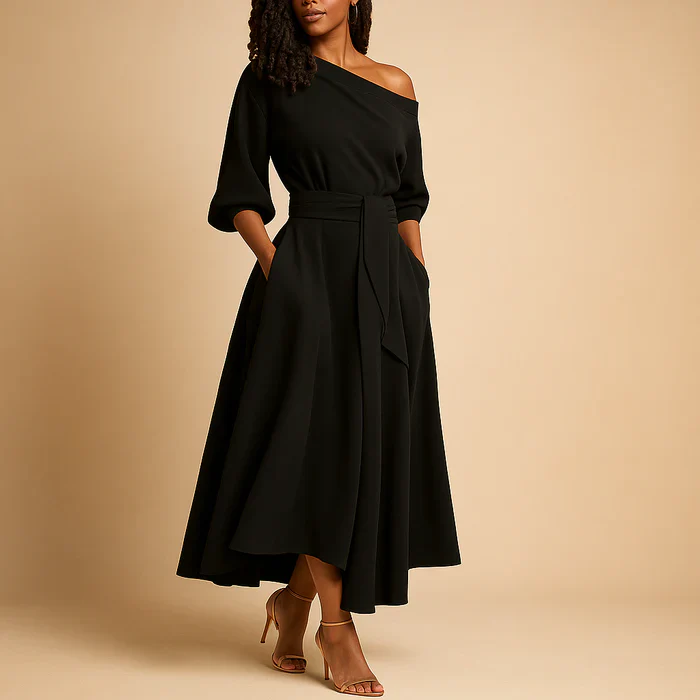 Margaret | Sukienka maxi damska na wesele w eleganckim, wieczorowym stylu - Image 3
