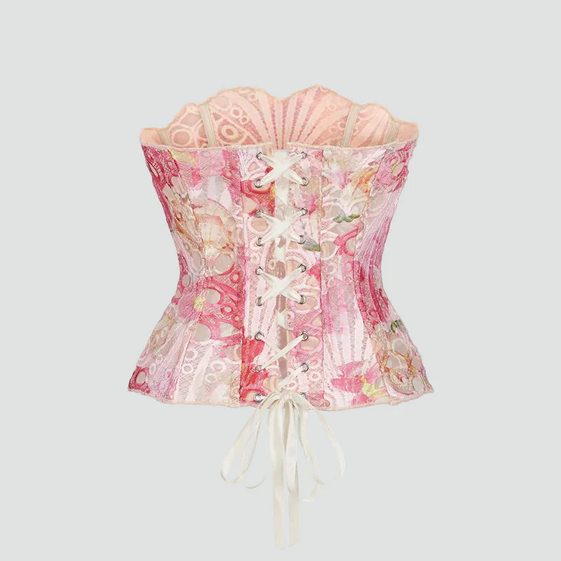 Margaretta | Top bustier damski koronkowy bez ramiączek w eleganckim stylu - Image 15