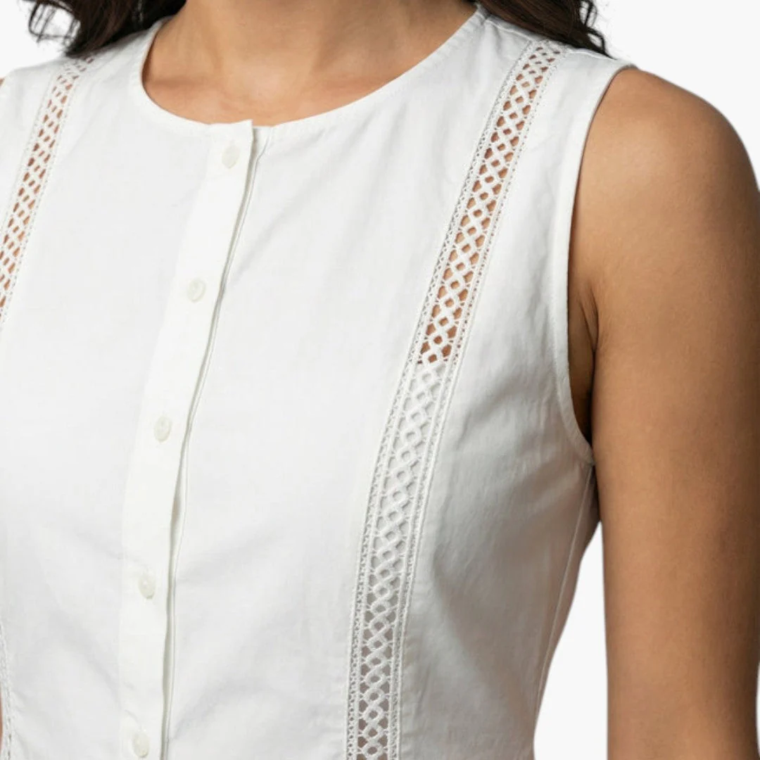 Marjorie | Damska sukienka mini zapinana na guziki z przodu casual elegancka - Image 4