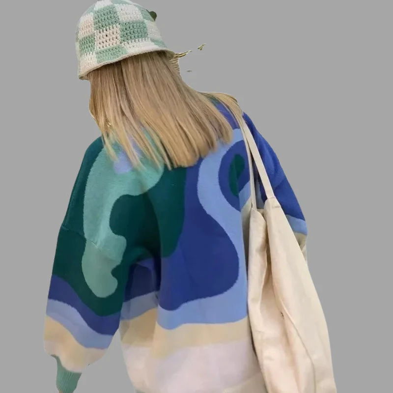 Maureen – sweter z długim rękawem i okrągłym dekoltem - Image 4