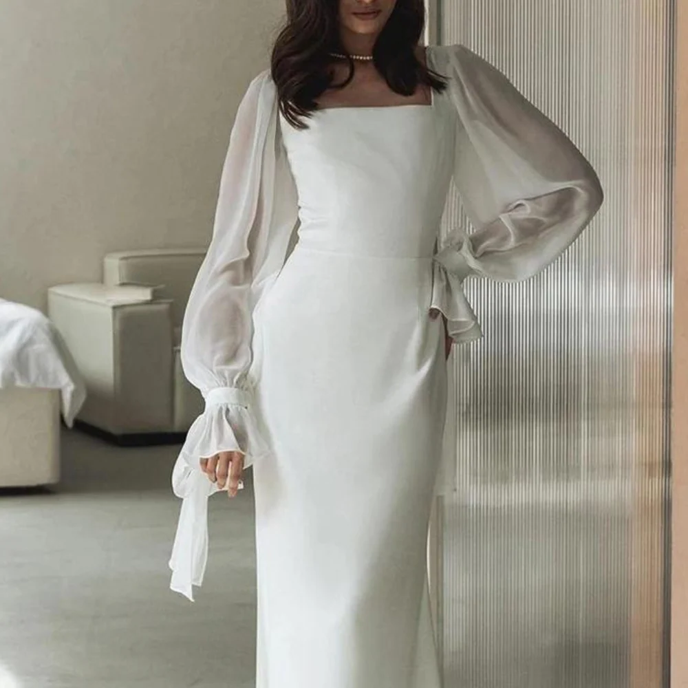 Mavis | Sukienka damska maxi z długim rękawem, elegancki i kobiecy fason na każdą okazję - Image 6