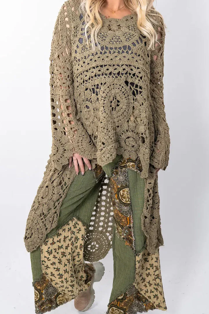 Maya | Damski sweter szydełkowy o luźnym kroju w stylu boho, lekki i stylowy - Image 2